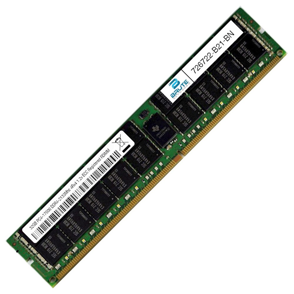 HP 726722-B21-774174-001-752372-081-32GB DDR4 PC4-2133L 4Rx4 LR Memory Kit 