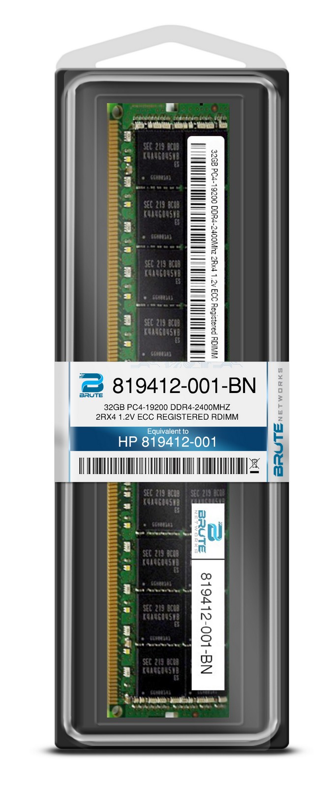 HP 819412 001 32GB 1 X 32GB Pc4 2400t DDR4 2400 Memory Module For HP 819412 001 32GB 1 X 32GB Pc4 2400t DDR4 2400 Memory Module For